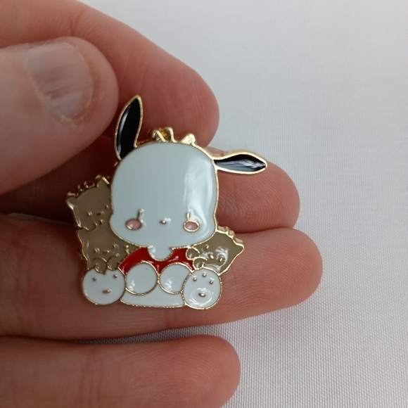 2/$30 Cute Pochocco Enamel Pin - Picture 1 of 3